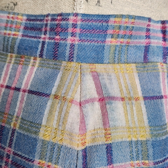 Givenchy Pastel Plaid Pencil Skirt - Picture 15 of 16